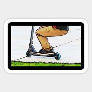 Scooter Cruiser - Stunt Scooter Trick Sticker